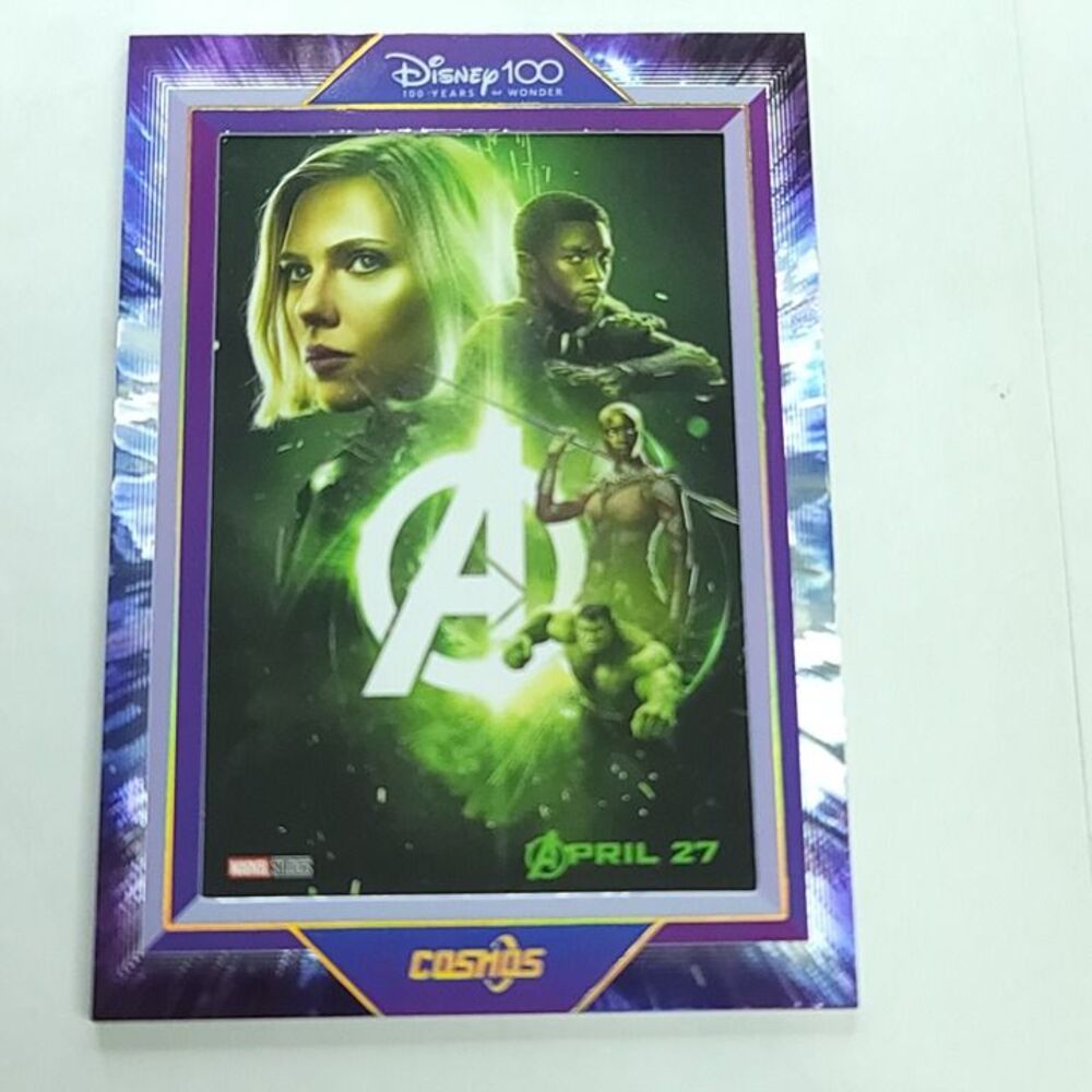 Avengers Infinity War Green Cosmos Disney 100 All Star Movie Poster 285/288
